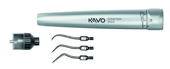 KaVo SONICflex 2003 Set, ZEG ohne Licht  -  3 Leistungsstufen, incl. 3 Spitzen Nr.: 5,6,7 | Art.Nr.: 1000.8334