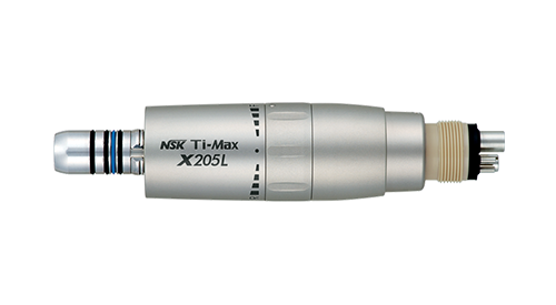 NSK Luftmotor X205L mit LED-Licht - INTRAmatic Kupplung  -  Rücksaugstopp, 360° frei drehbar zur Schonung des Schlauches  | Art.Nr.:  M1013